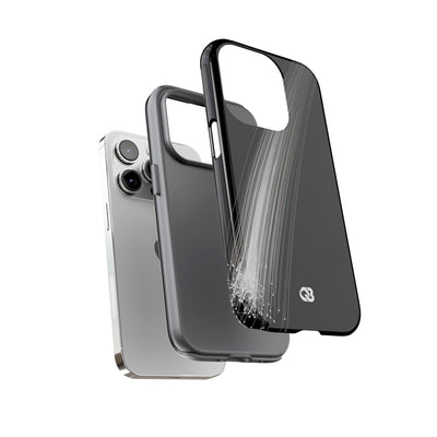 Black Tough Phone Case for iPhone - Linear Velocity Beam