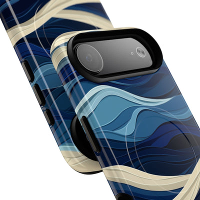 Cobalt Coast Layers · Coque de téléphone Tough+ pour iPhone · Magsafe