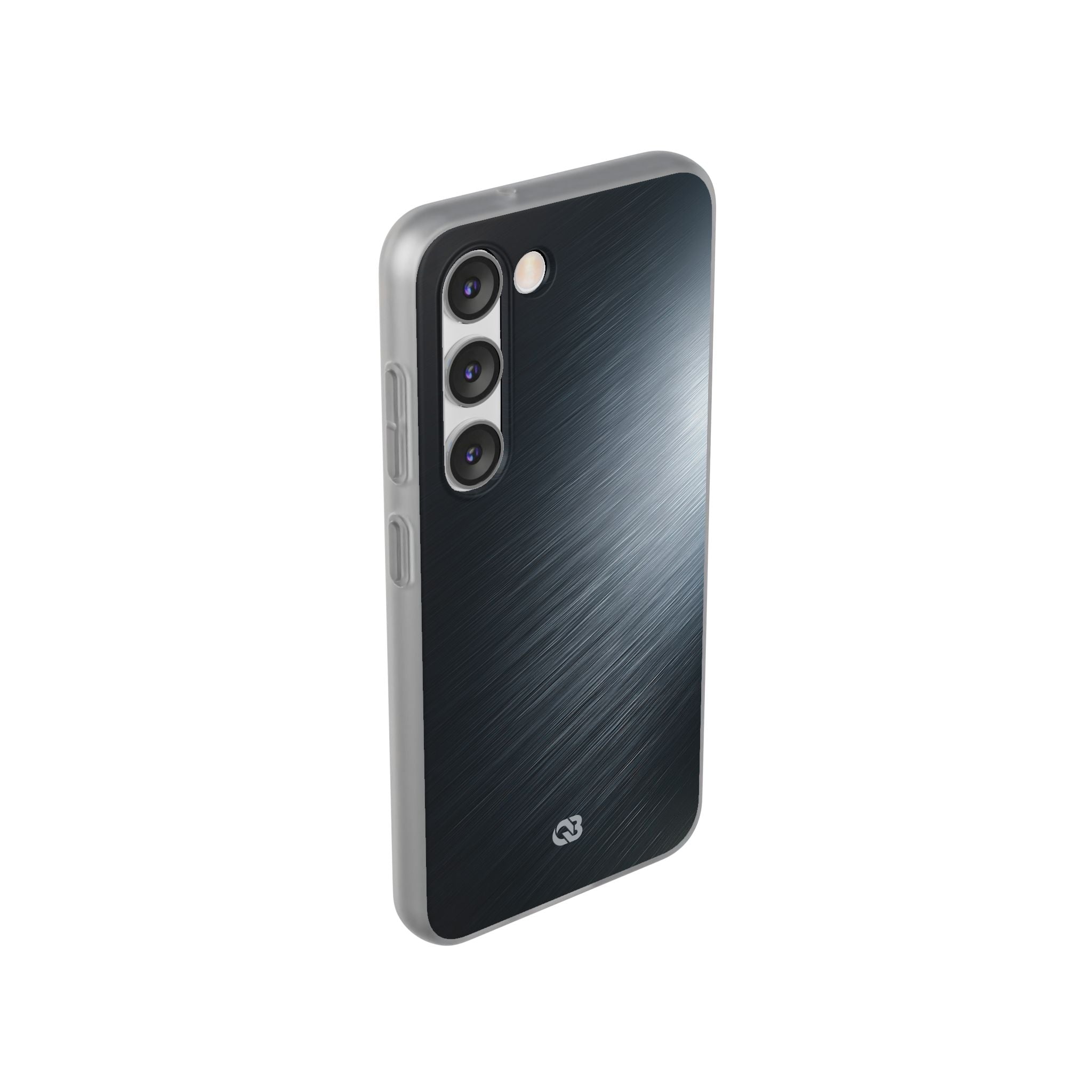 Grey Lite Phone Case for Samsung - Charcoal Brushed Steel
