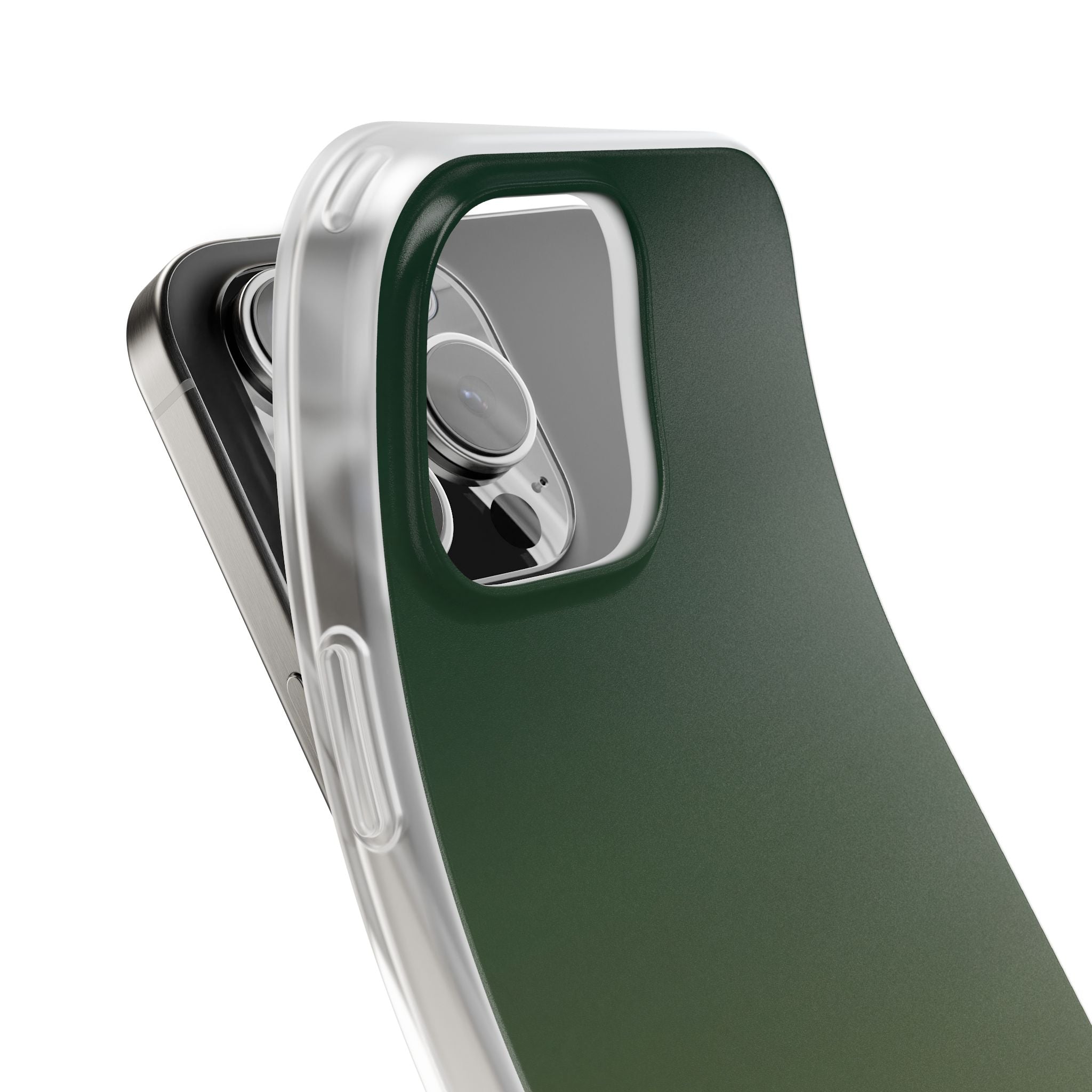 Green Lite Phone Case for iPhone - Shadow Moss Grain