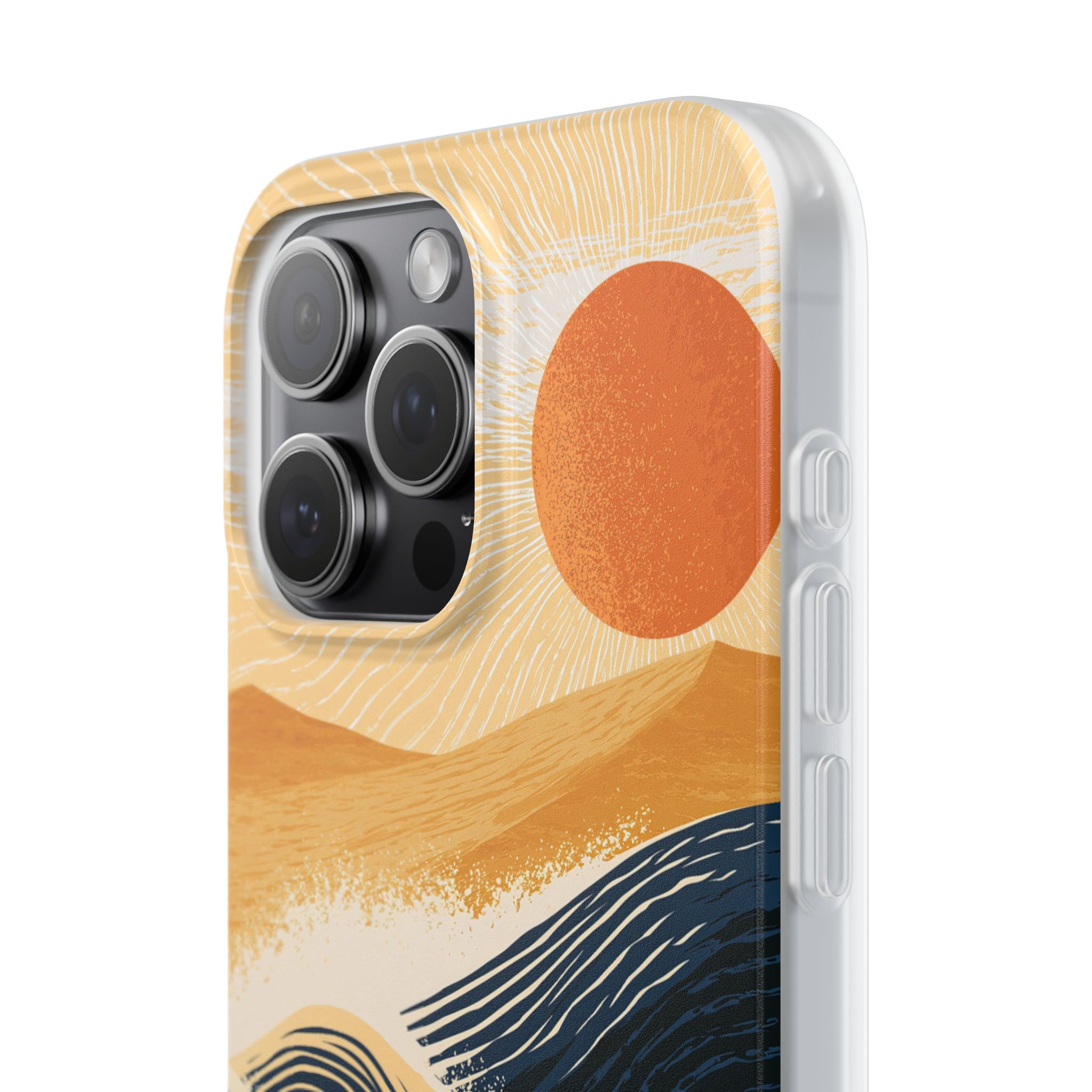 Blue Lite Phone Case for iPhone - Kyoto Cresting Tide