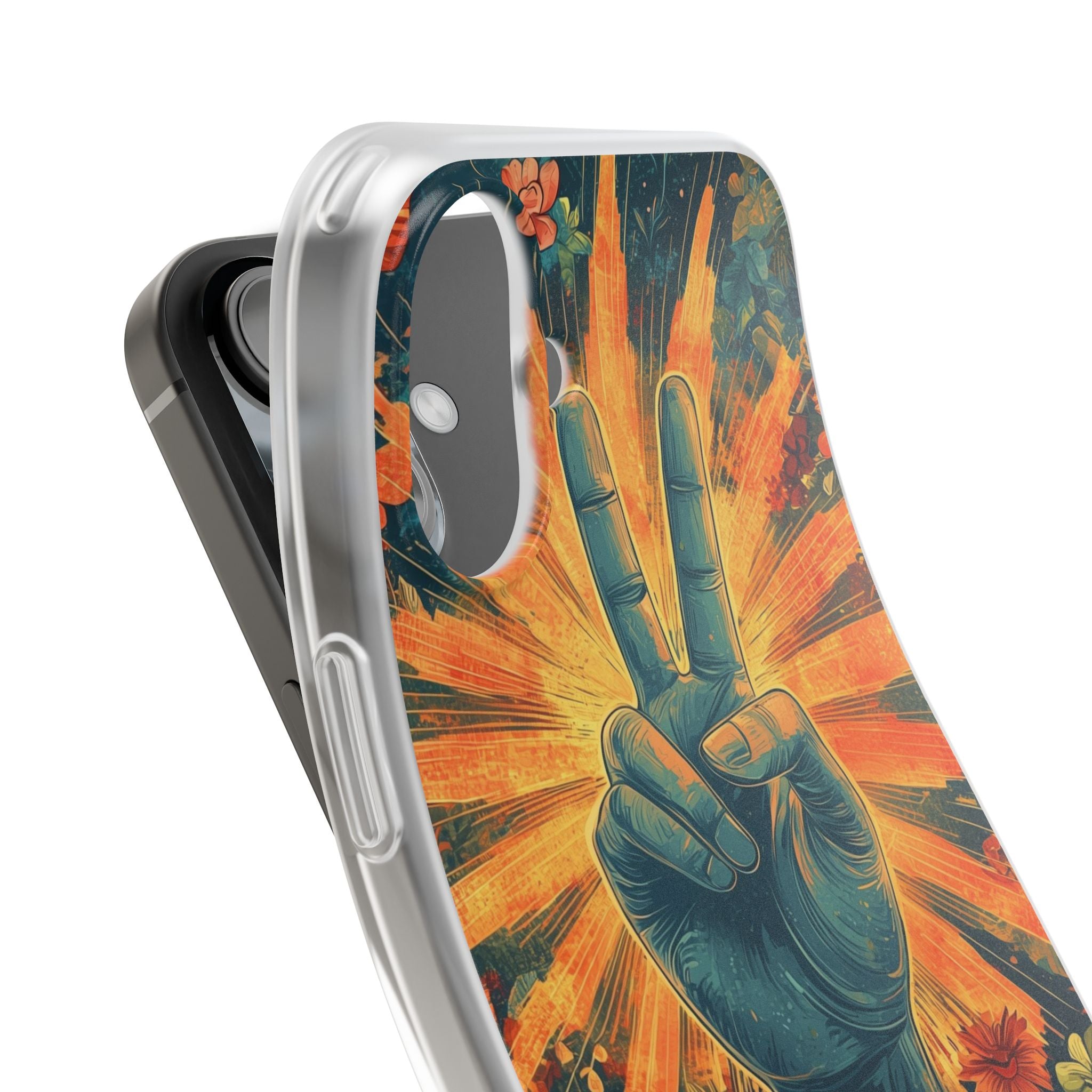 Radiant Peace Bloom · Soft Phone Case for iPhone