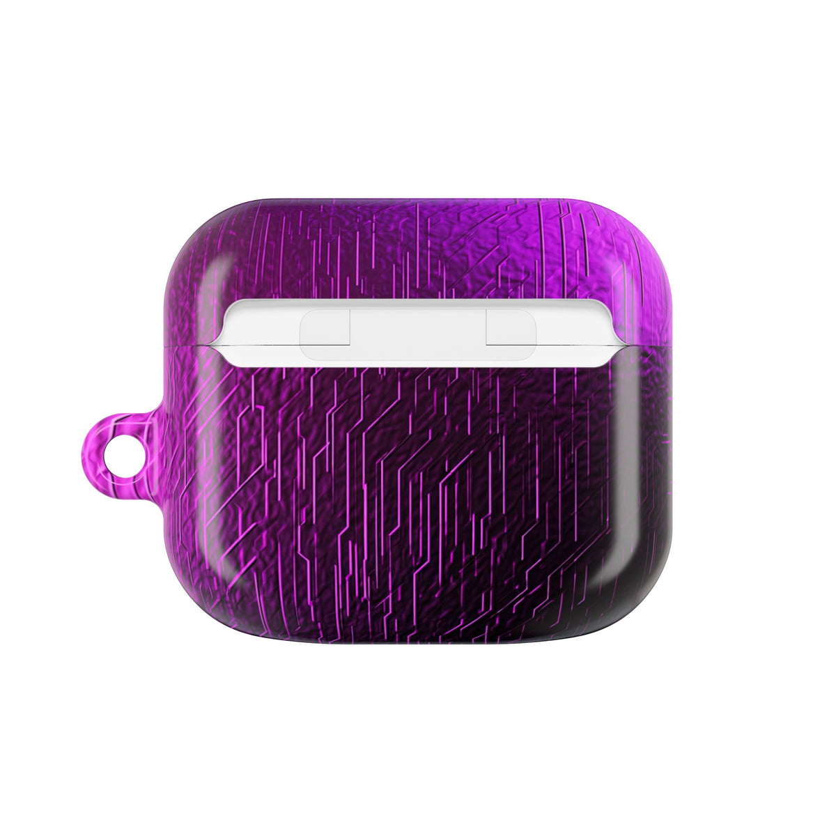 Violet Cyber Circuit · Hard Case for AirPods & AirPods Pro · Purple