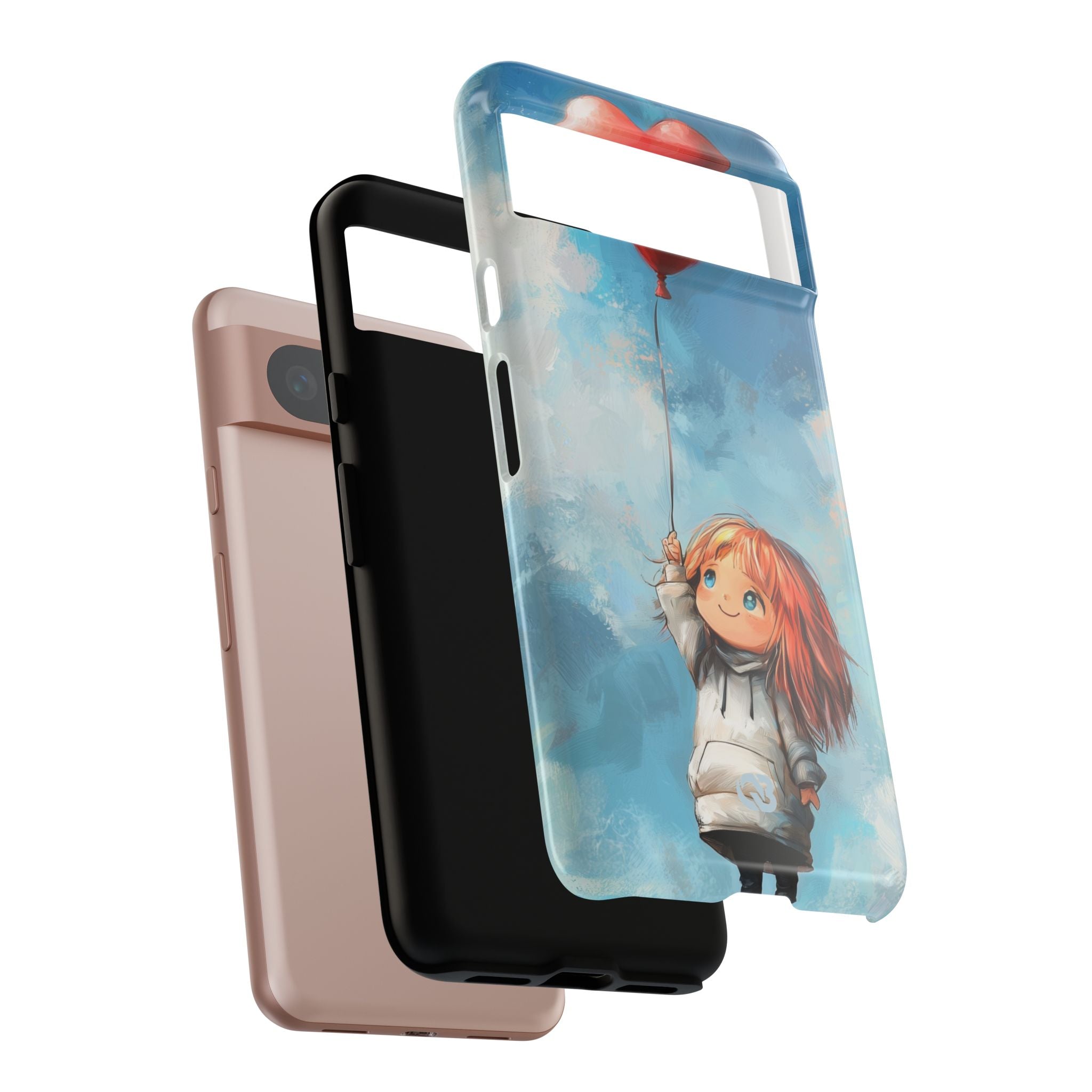Crimson Heart Sky · Tough Phone Case for Google Pixel