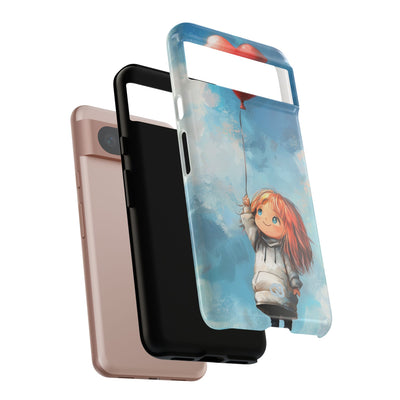 Crimson Heart Sky · Tough Phone Case for Google Pixel