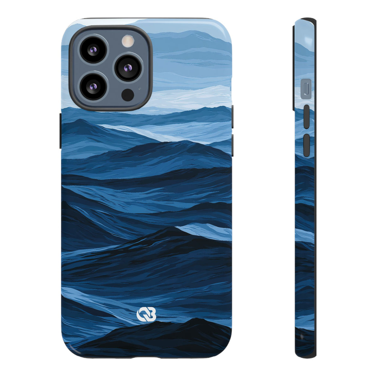 Cerulean Ridges · Tough Phone Case for iPhone · Blue