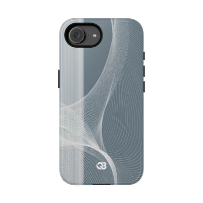Slate Contour Drift · Tough Phone Case for iPhone · Grey