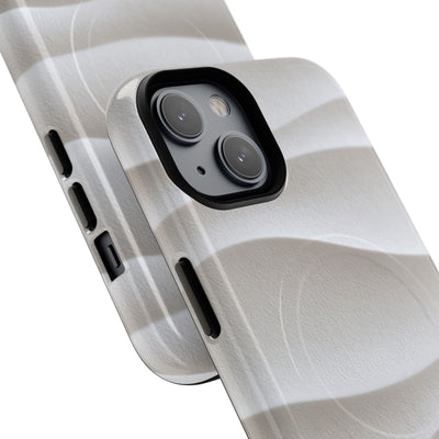 Sculpted Dune Relief · Tough 2.0 Magnetic Phone Case for iPhone · White