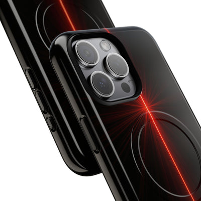Red Tough 2.0 Magsafe Phone Case for iPhone - Crimson Flare Vector