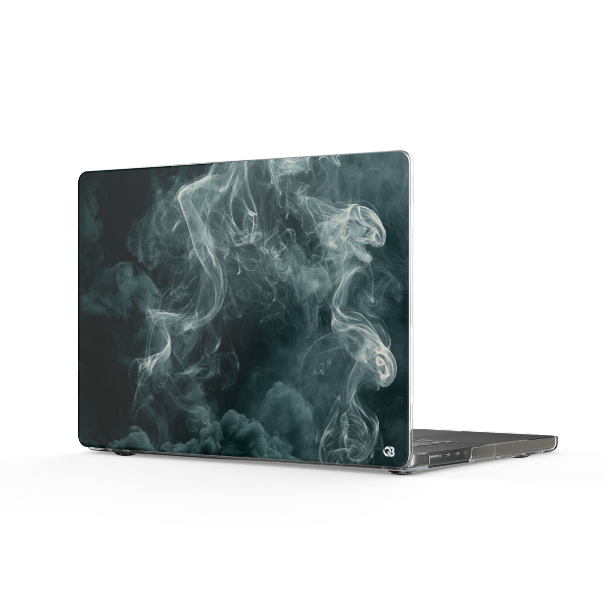 Luminescent Vapor Drift · Clear Hard Case for MacBook · Teal