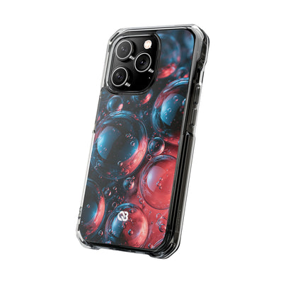 Aqua Gel Spheres · Clear Impact Magnetic Phone Case for iPhone · Blue
