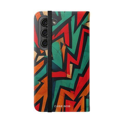 Jagged Flame - Samsung S23 Cover - Wallet