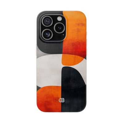Burnt Amber Flow · Soft Phone Case for iPhone