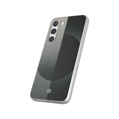 Black Lite Phone Case for Samsung - Lunar Static Orbit