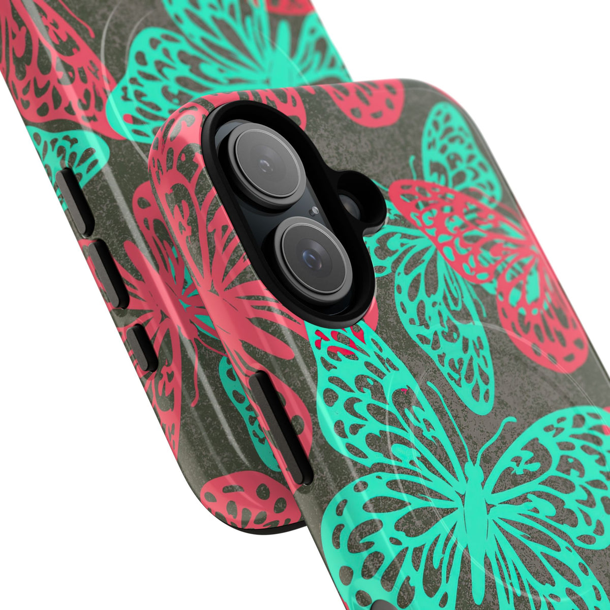 Electric Papillon · Tough 2.0 Magnetic Phone Case for iPhone · Pink