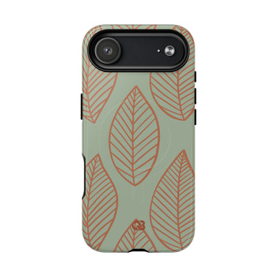 Sage Earth Leaves · Tough+ Phone Case for iPhone · Magsafe
