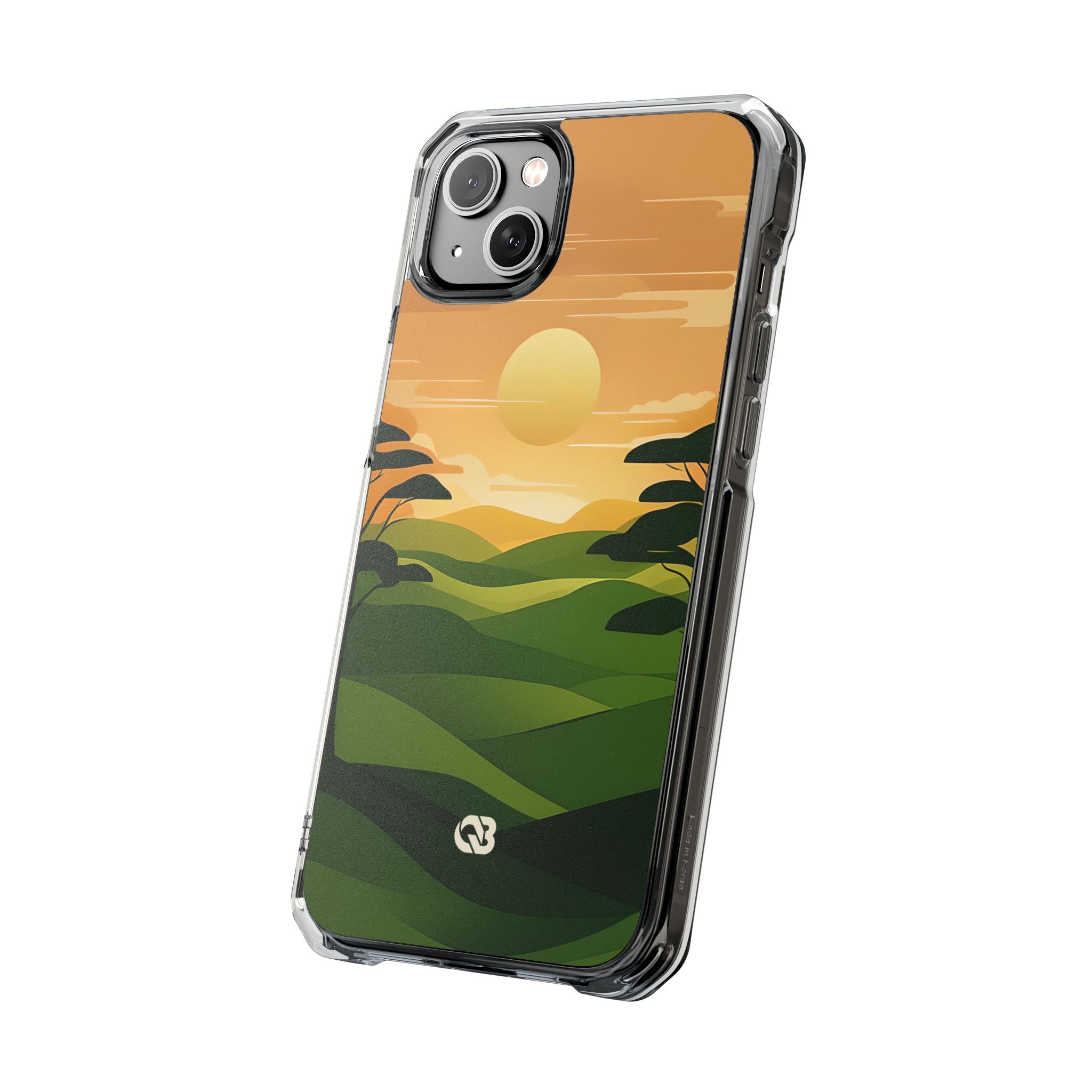 Verdant Horizon Sun · Impact Phone Case for iPhone · Magsafe