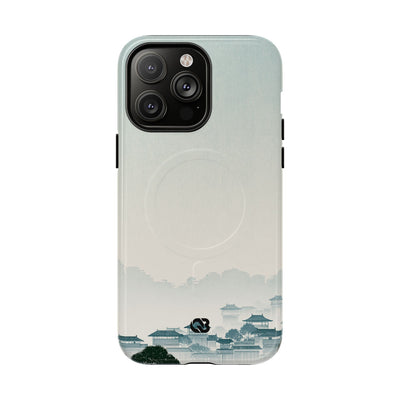 Blue Tough 2.0 Magsafe Phone Case for iPhone - Mist Valley Pagoda