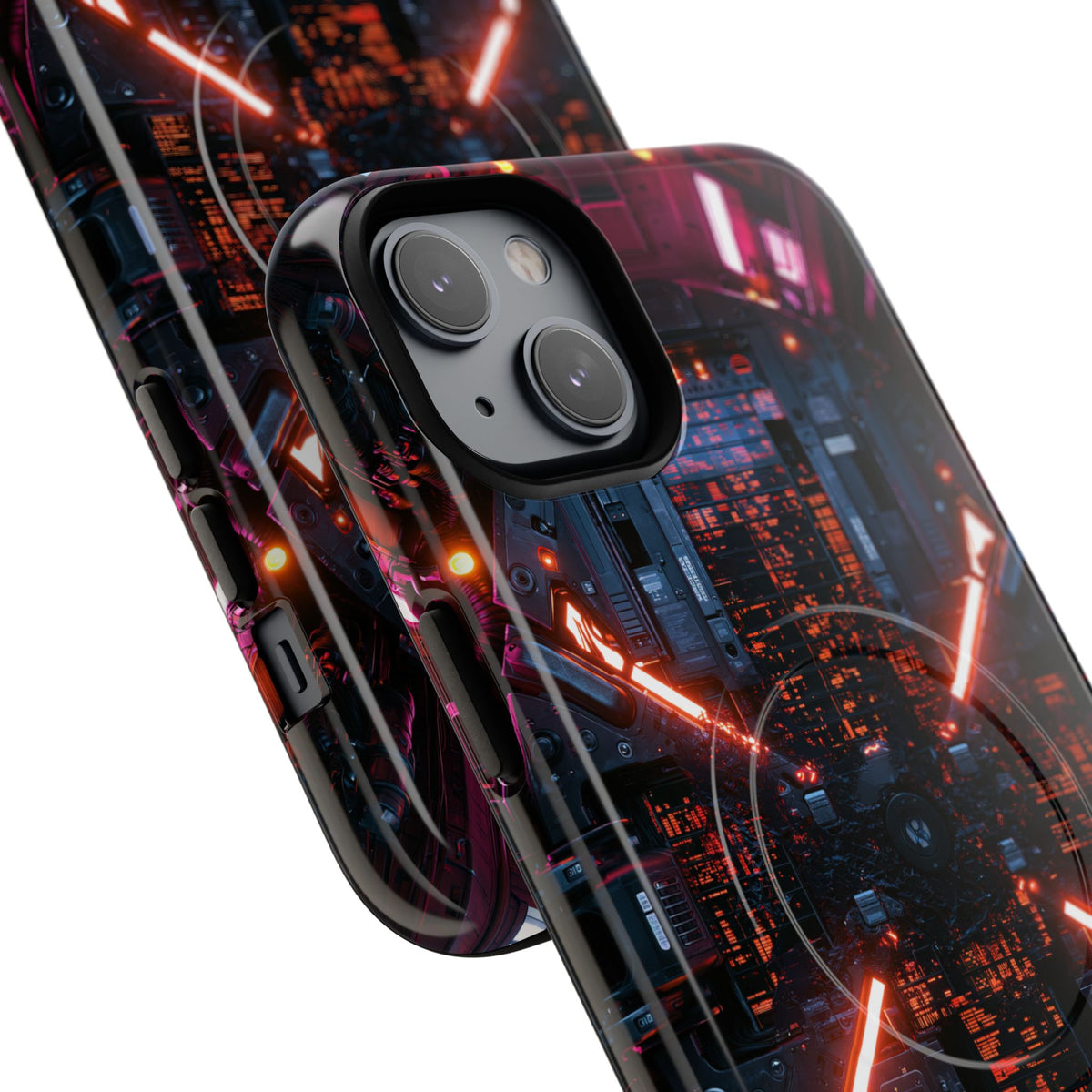 Cybernetic Reactor Core · Tough 2.0 Magnetic Phone Case for iPhone · Black