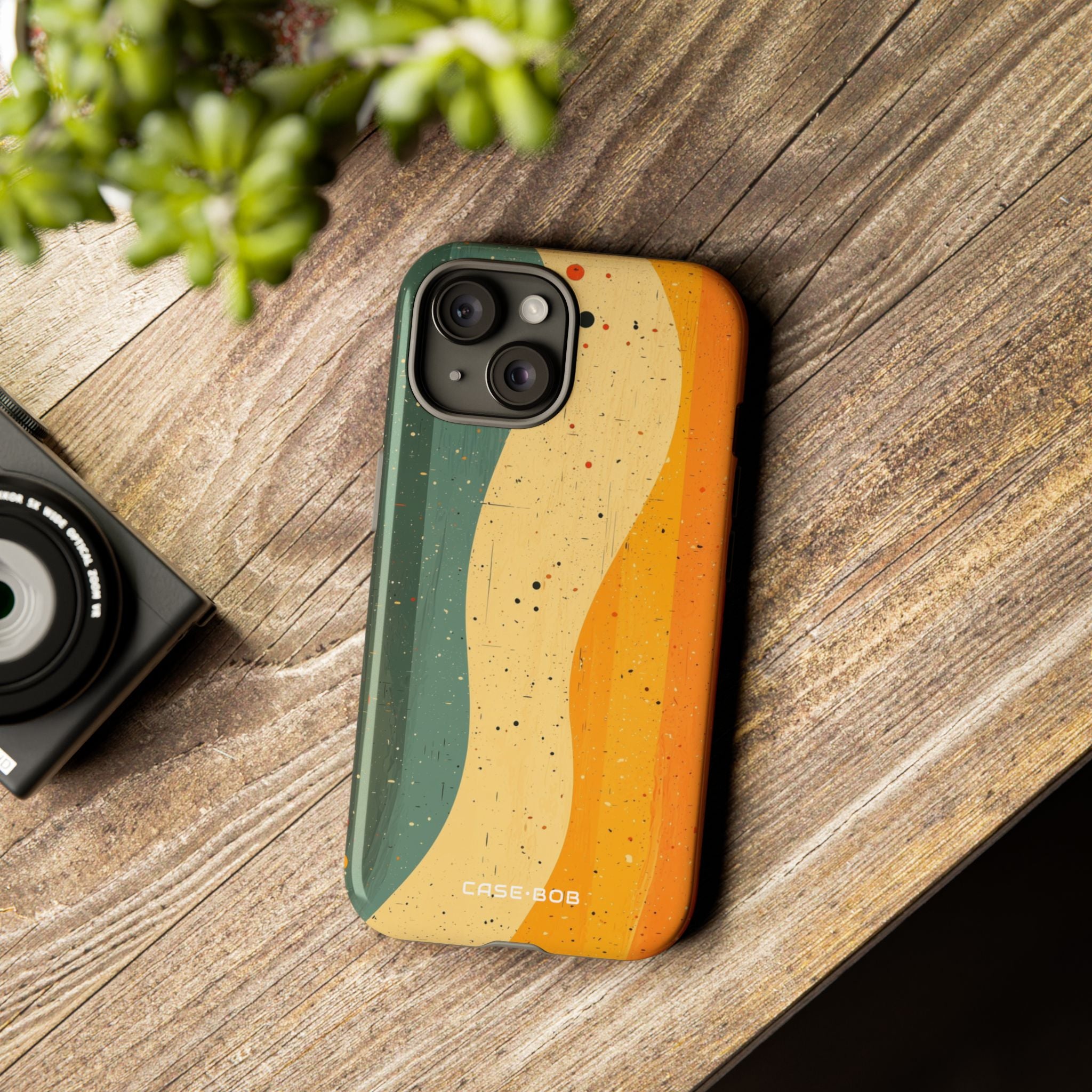 Golvend Bossluier iPhone 15 Cover - Tough