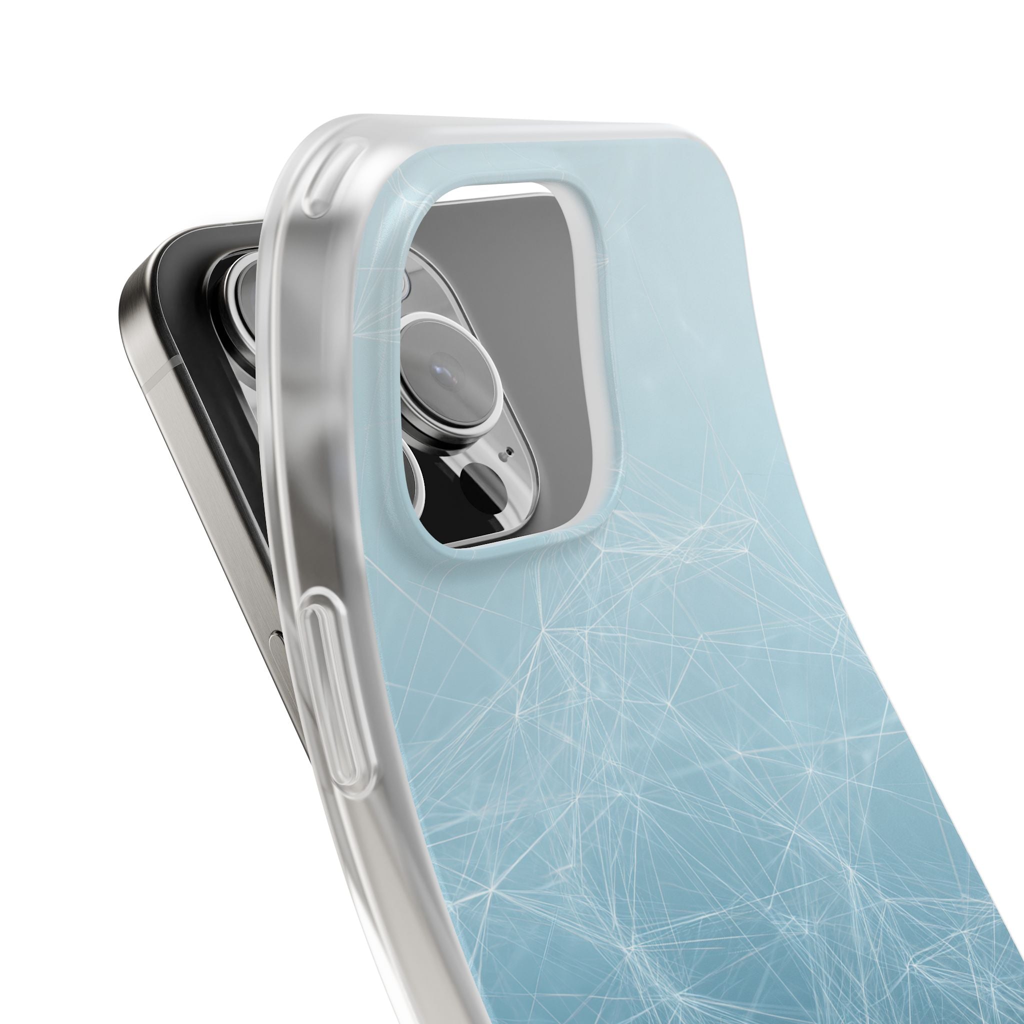 Teal Lite Phone Case for iPhone - Arctic Digital Nexus