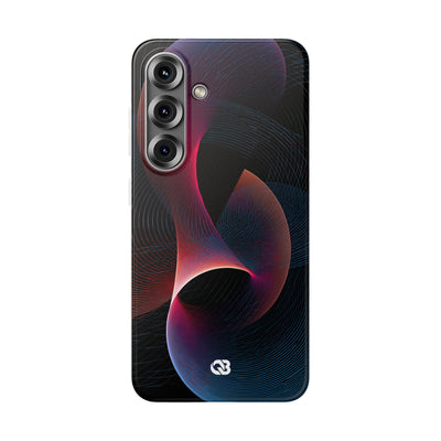 Black Lite Phone Case for Samsung - Cobalt Crimson Flux