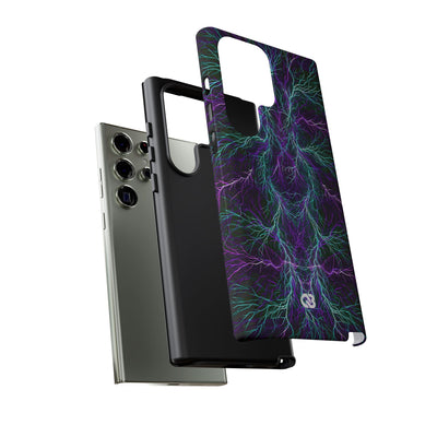 Electric Plasma Arbor · Tough Phone Case for Samsung · Purple
