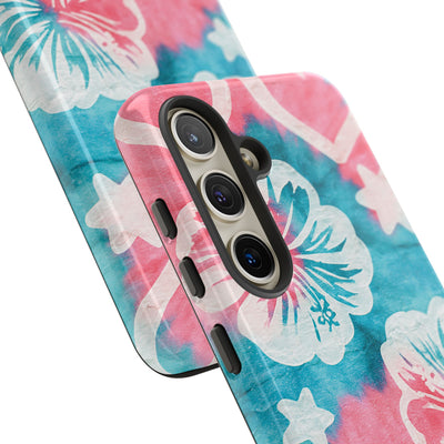 Tropical Hibiscus Bloom · Tough Phone Case for Samsung · Teal