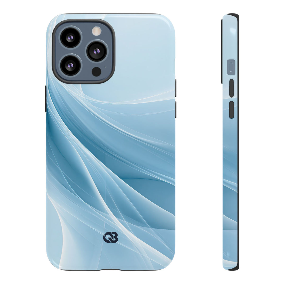 Glacial Ridge Contours · Tough Phone Case for iPhone · Blue
