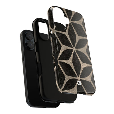 Concrete Mosaic Star · Tough Phone Case for iPhone · Black