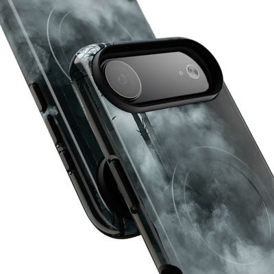 Shadowed Pine Mist · Tough 2.0 Magnetic Phone Case for iPhone · Black