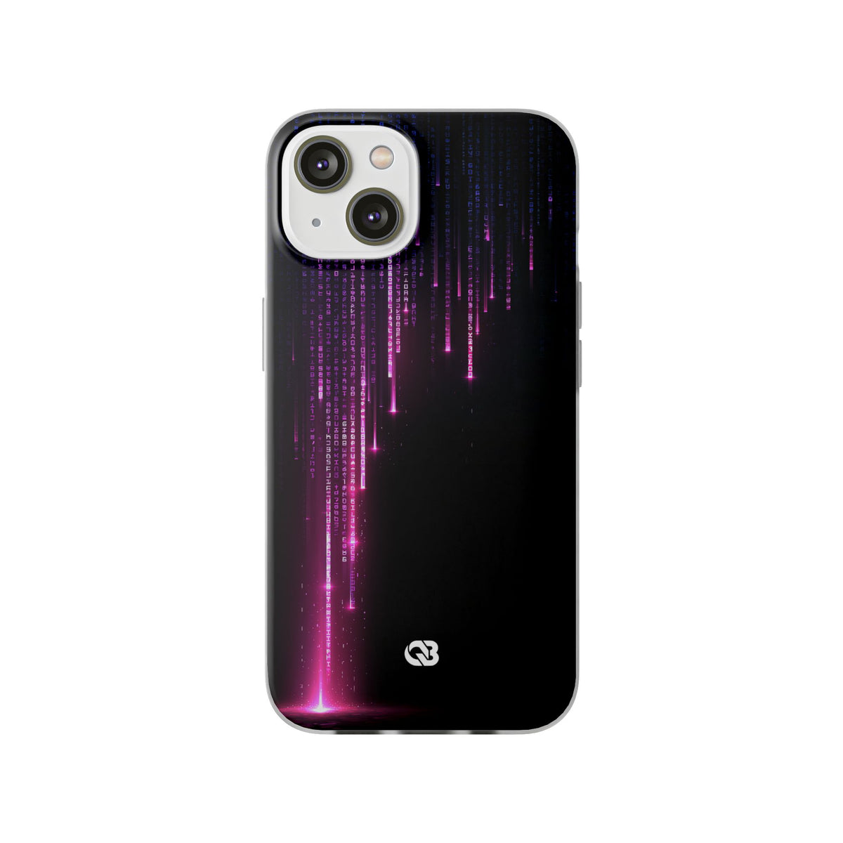 Binary Cascade · Lite Phone Case for iPhone ·  Black