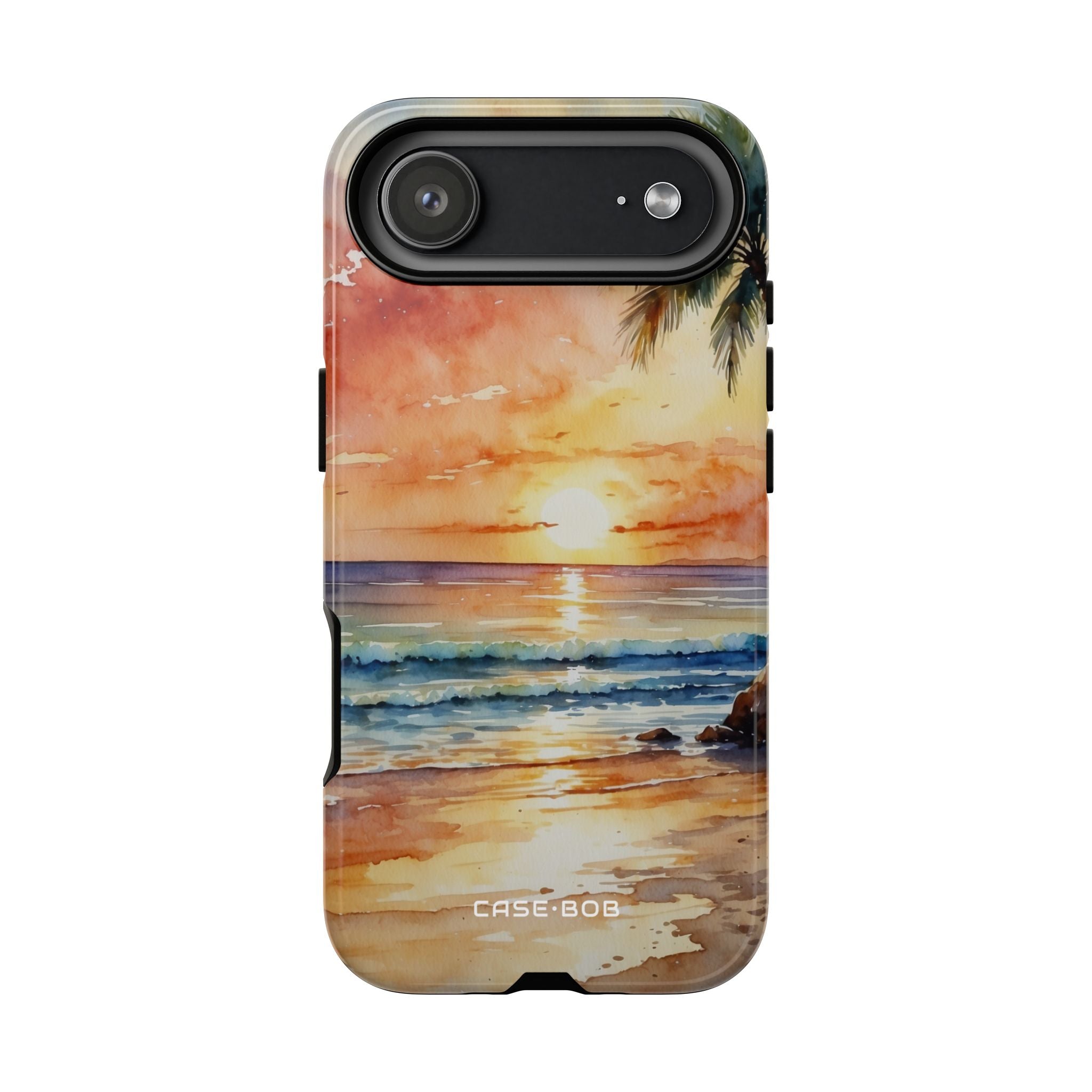 Sunset Palm iPhone 17 Air Case - Tough - CASE•BOB