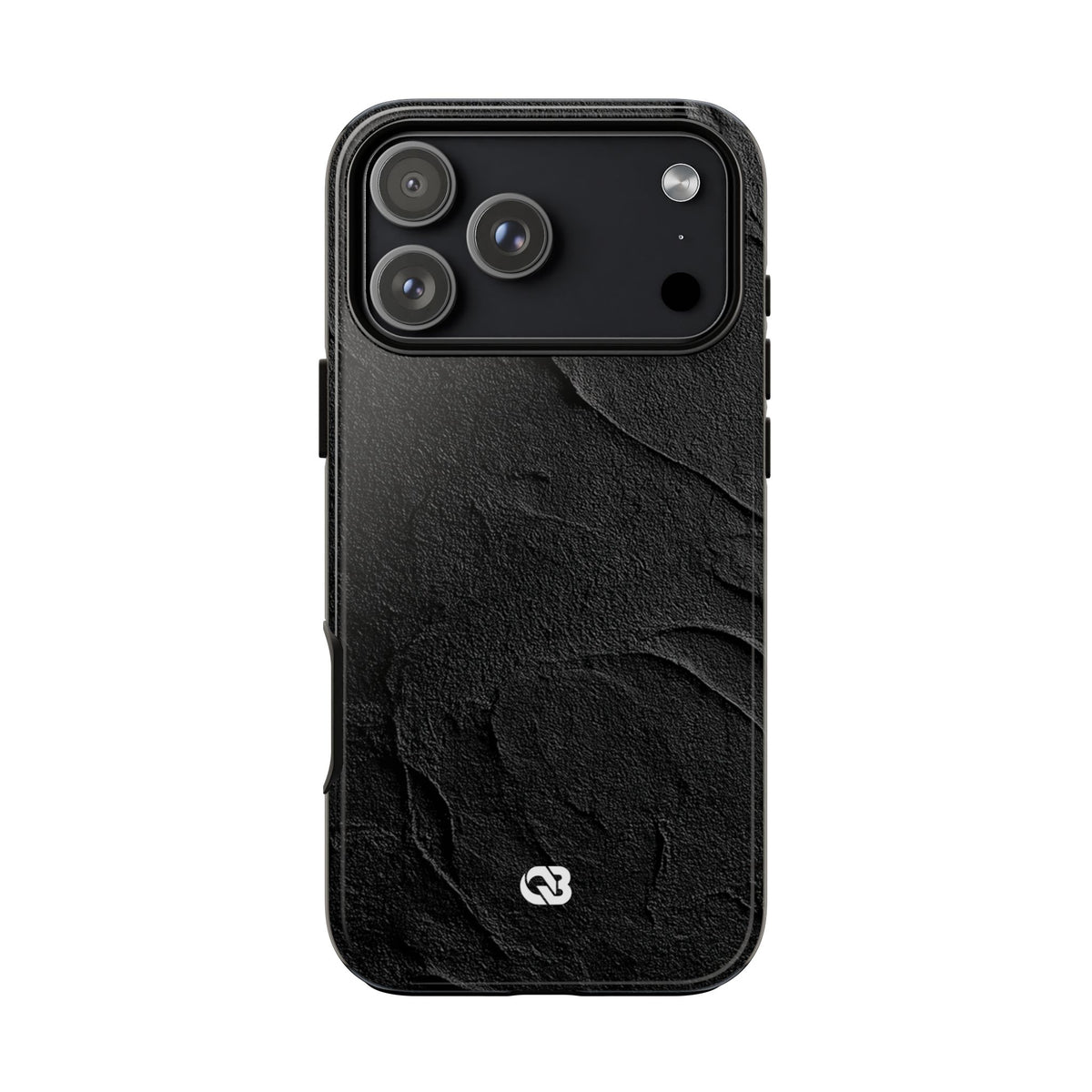 Obsidian Stucco Relief · Tough Phone Case for iPhone · Black