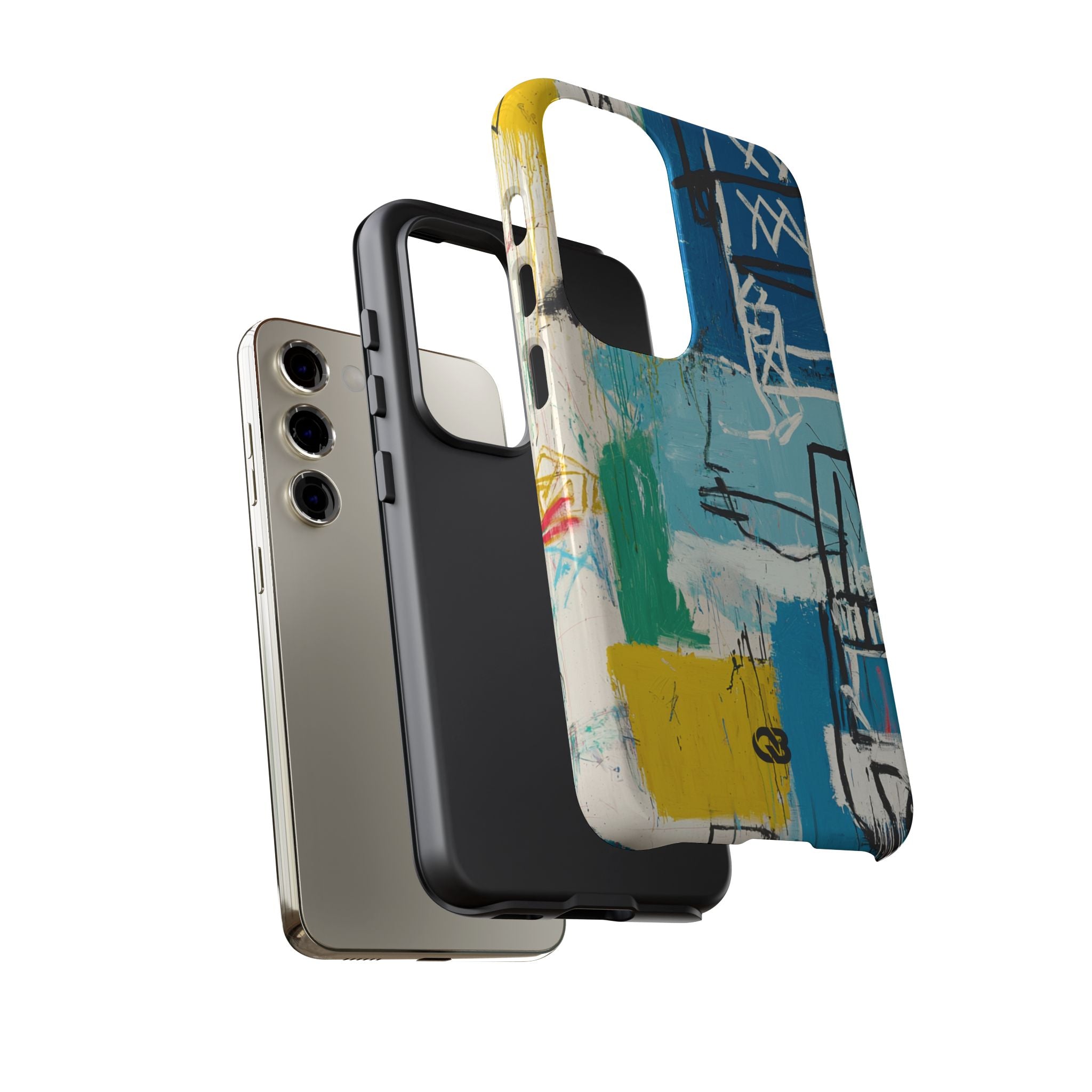 Azure Urban Scribble · Tough Phone Case for Samsung