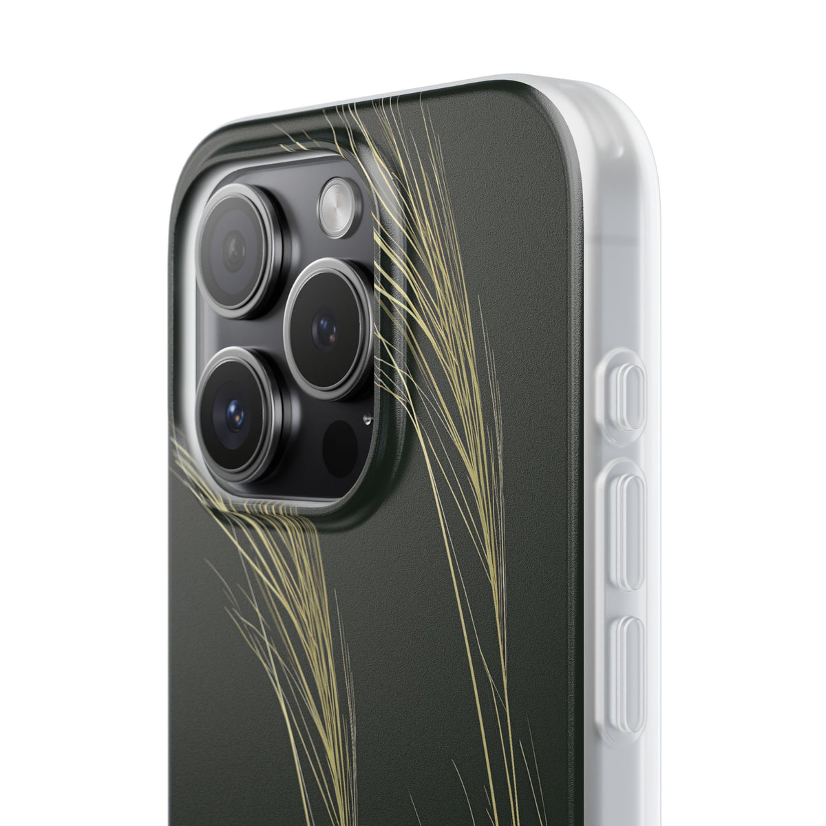 Golden Whispering Reeds · Lite Phone Case for iPhone ·  Green