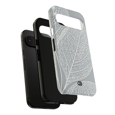 Grey Tough Phone Case for Google Pixel - Frosted Ash Veins