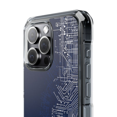 Blue Impact MagSafe Phone Case for iPhone - Cobalt Circuit Logic