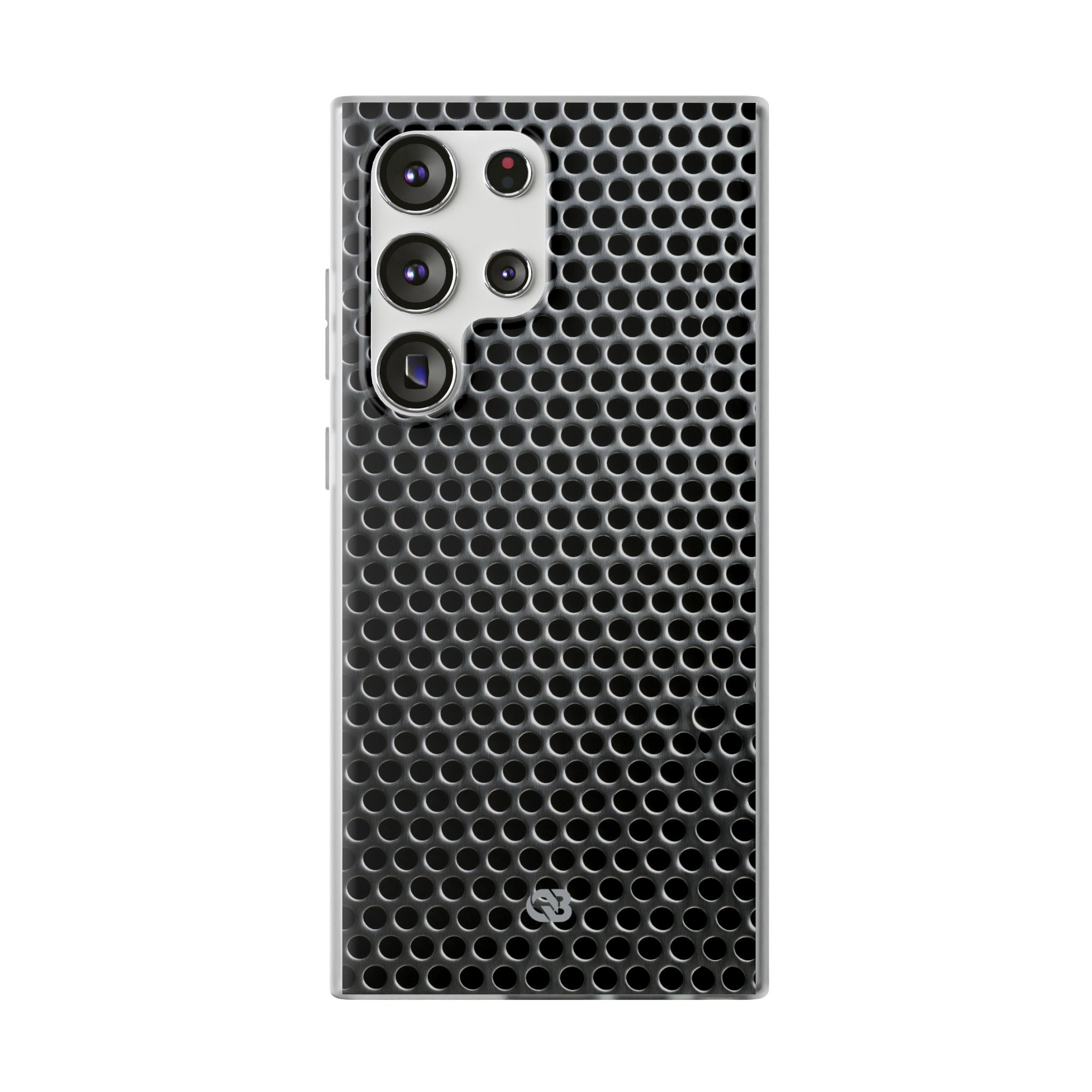 Silver Lite Phone Case for Samsung - Brutalist Steel Mesh