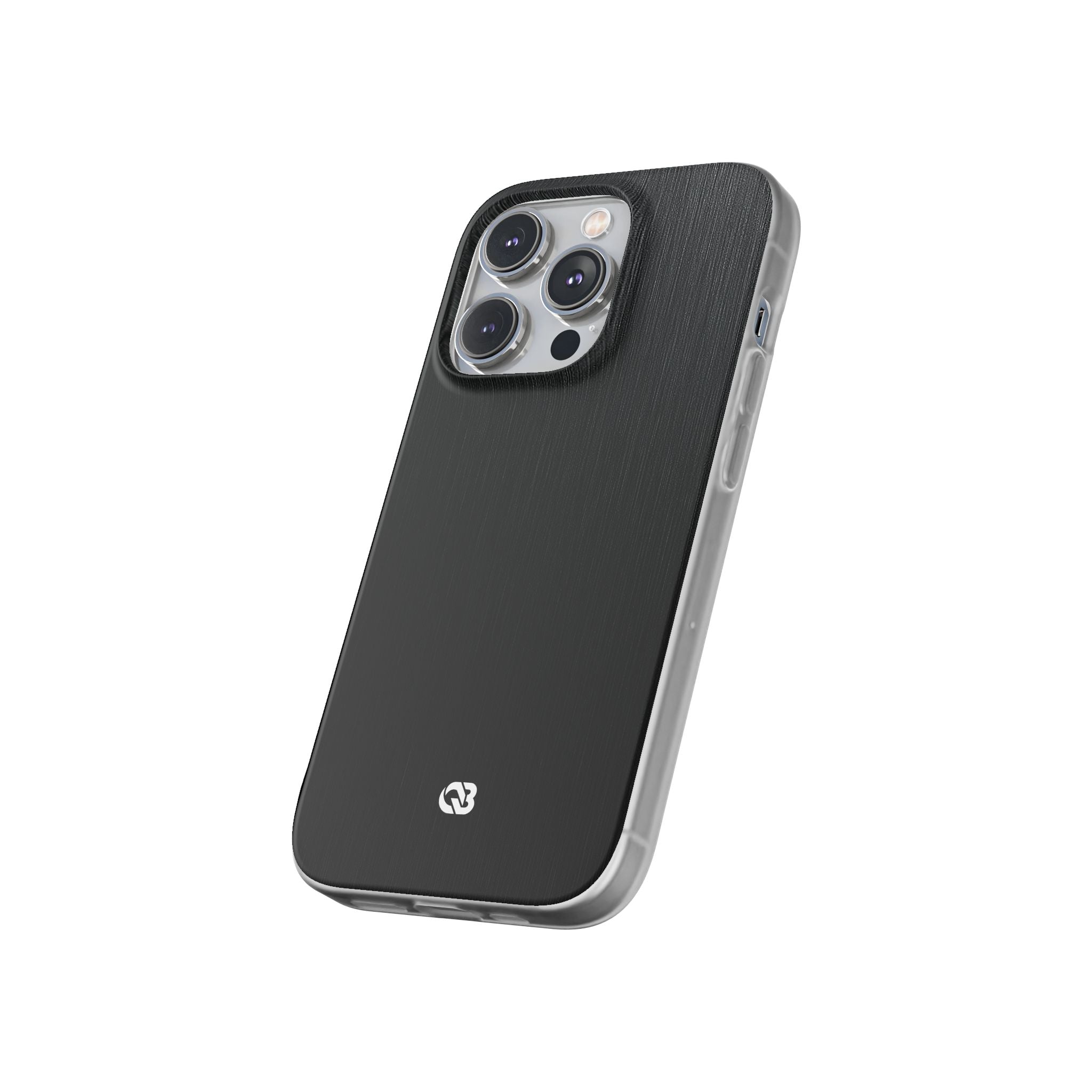 Black Lite Phone Case for iPhone - Brushed Obsidian Slate