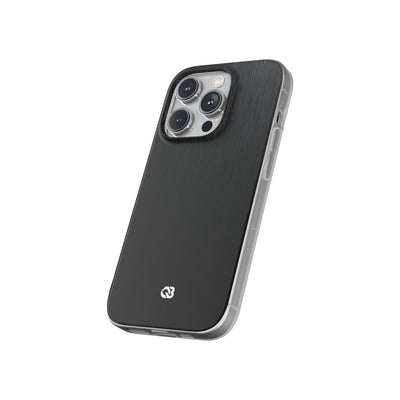 Black Lite Phone Case for iPhone - Brushed Obsidian Slate