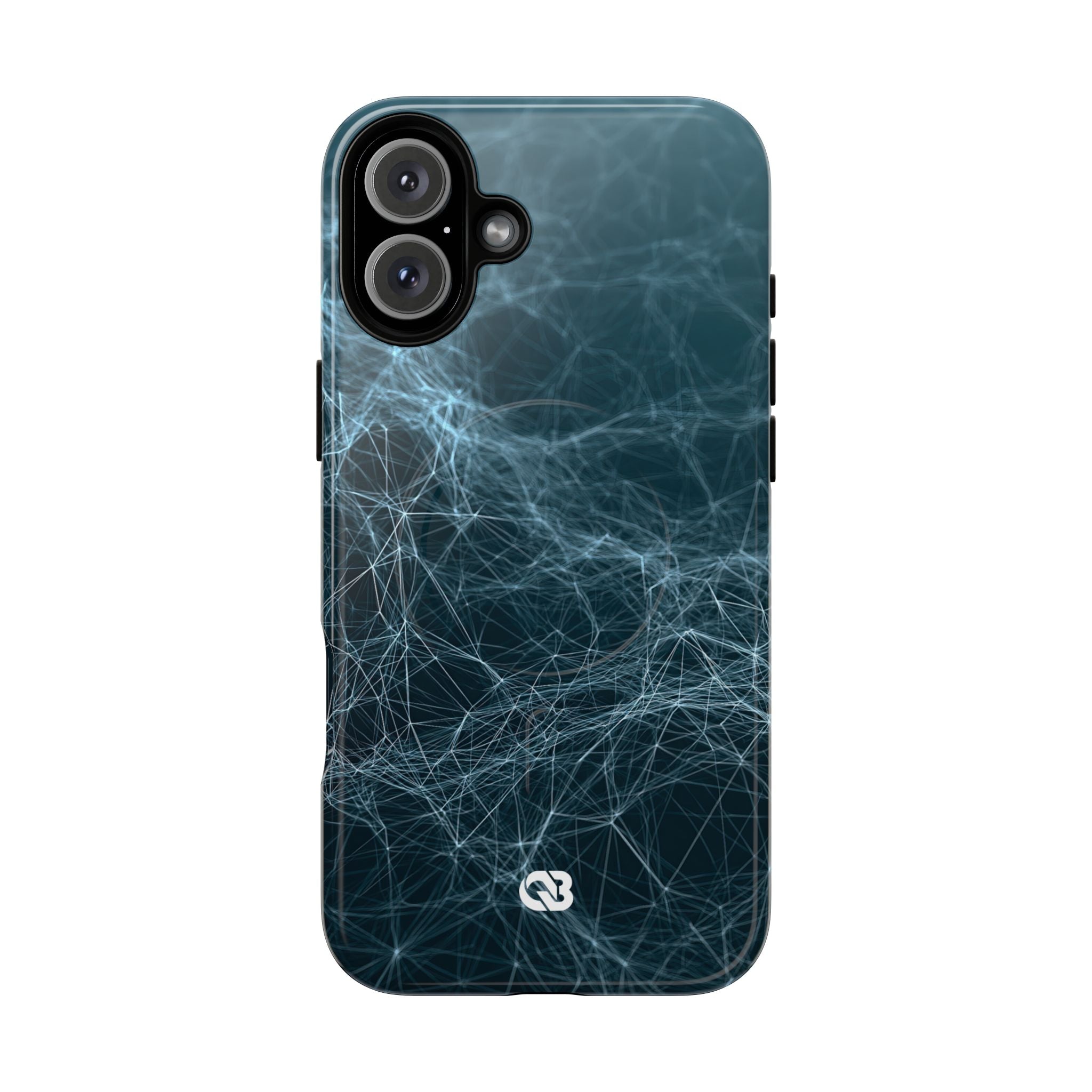 Teal Tough 2.0 Magsafe Phone Case for iPhone - Arctic Neural Mesh