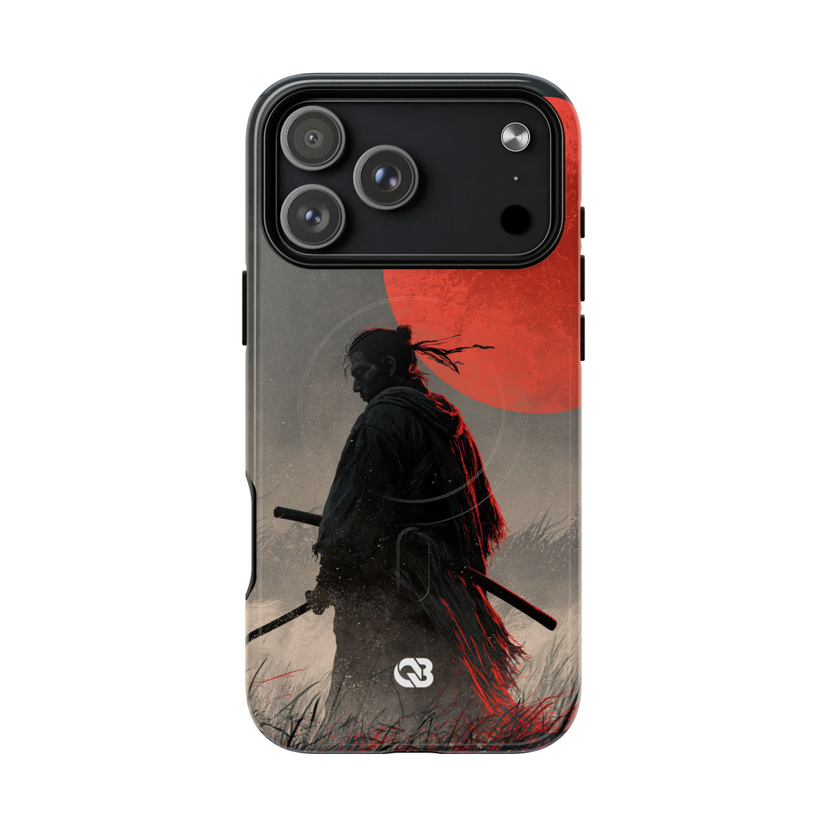 Crimson Moon Ronin · Tough 2.0 Magnetic Phone Case for iPhone · Black
