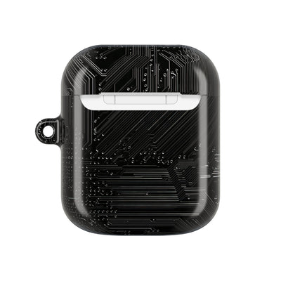 Obsidian Circuitry · Hard Case for AirPods & AirPods Pro · Black