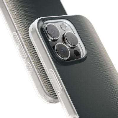 Grey Lite Phone Case for iPhone - Charcoal Tech Grid