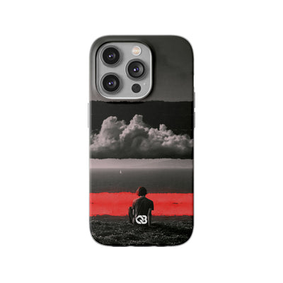 Crimson Horizon · Lite Phone Case for iPhone ·  Black