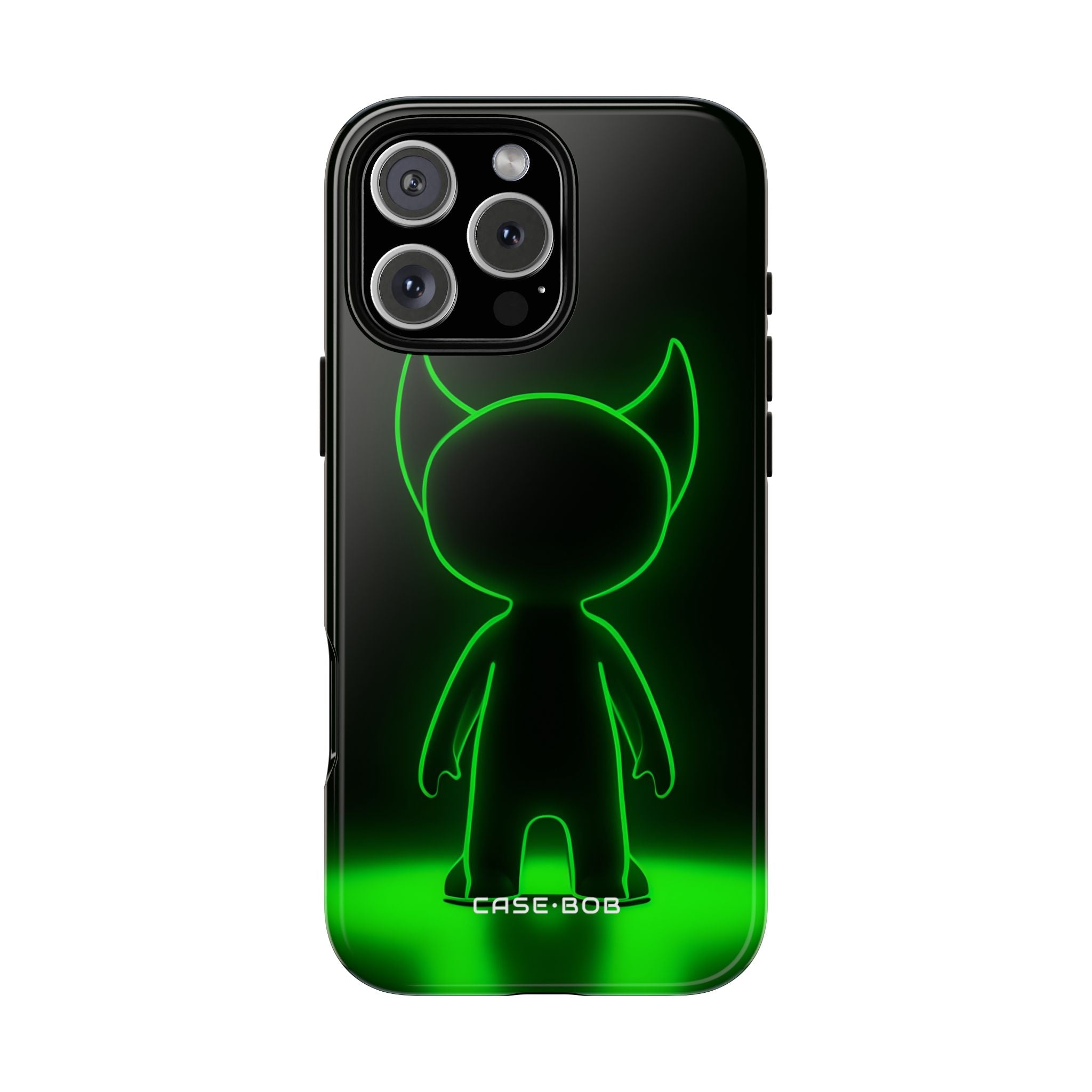 Neon Horned Glow iPhone 16 Pro Max Case - Tough