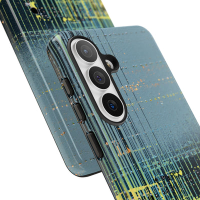 Acid Raster Circuit · Tough Phone Case for Samsung · Teal