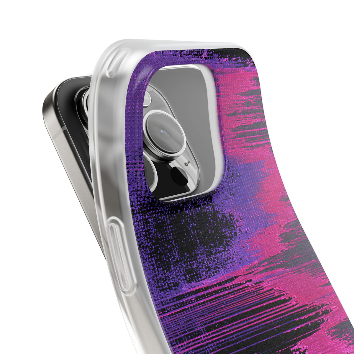 Neon Signal Shift · Lite Phone Case for iPhone ·  Purple