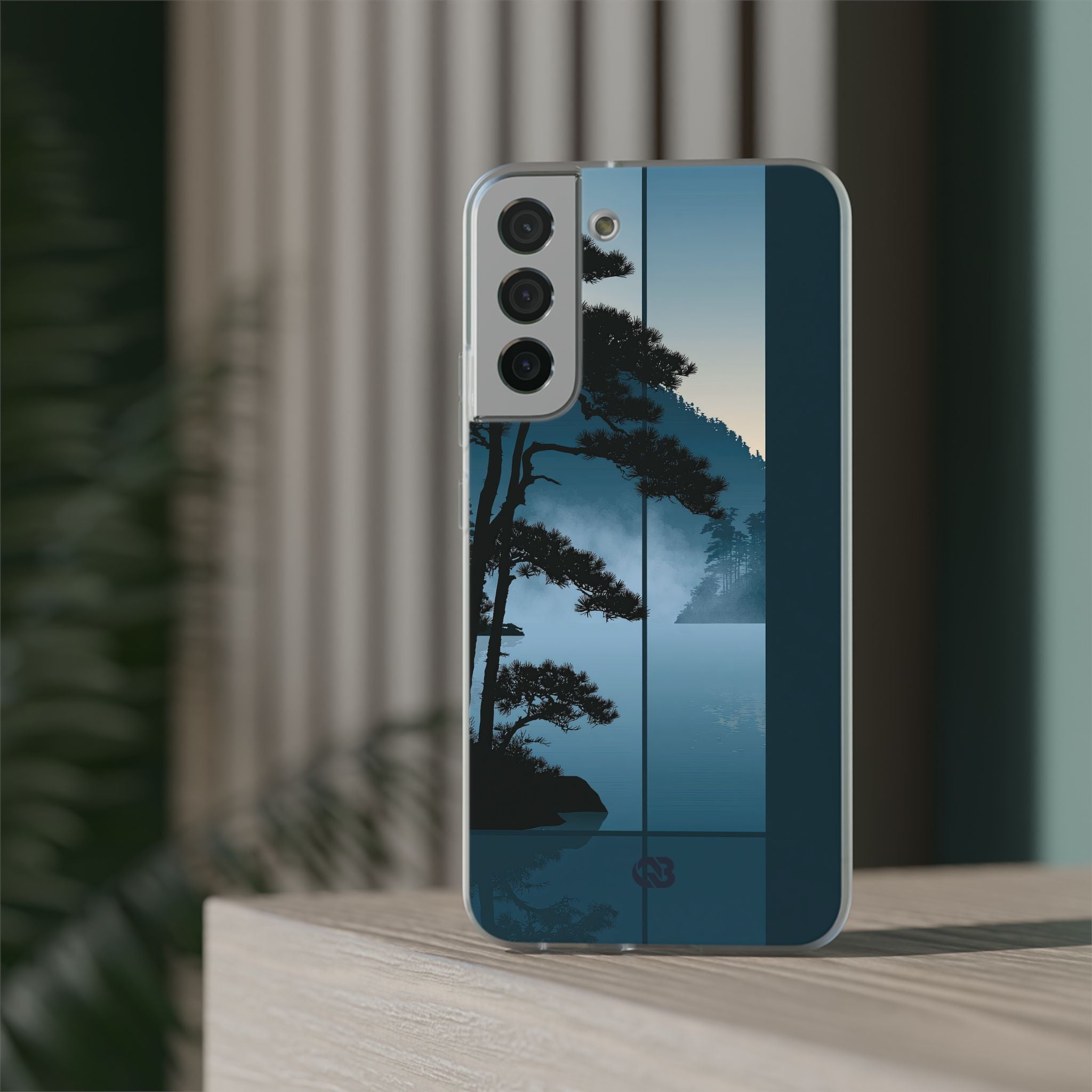 Blue Lite Phone Case for Samsung - Kyoto Mist Pine